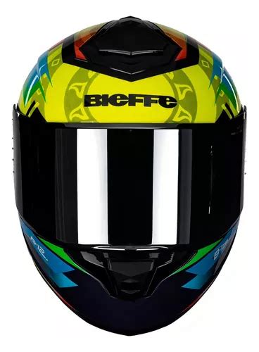 Capacete De Moto Bieffe Masculino Feminino Fechado Esportivo Cor B 12