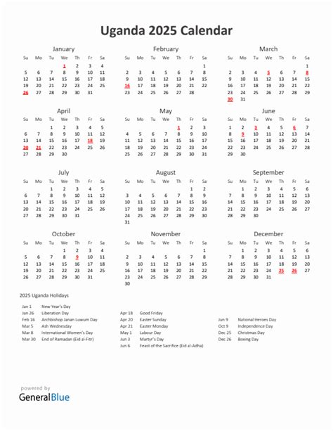 Academic Calendar Uganda 2025 Katherine Jackson