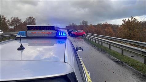 Mehrere Verkehrsunf Lle Auf Der Autobahn Nach Hagelschauern