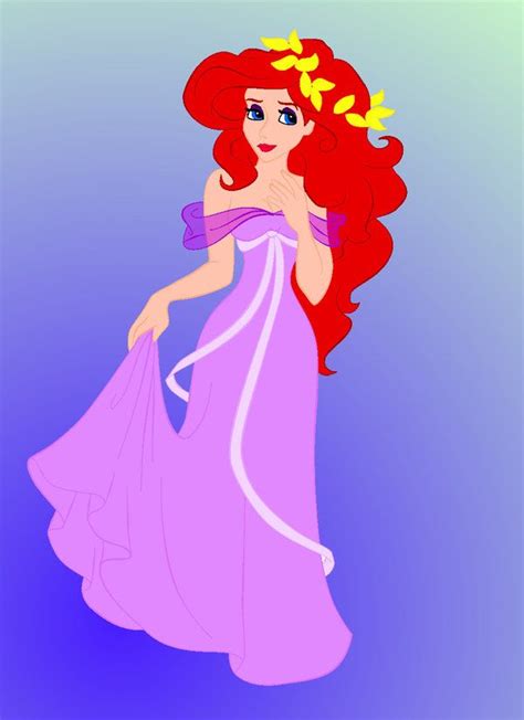 Ariel In Purple Ii By Letadarnell On Deviantart Disney Movie