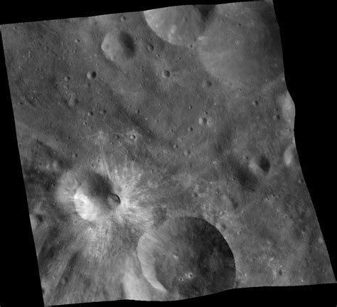 Crater Characteristics On Asteroid Vesta Nasa Solar System Exploration