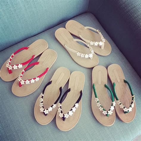 2018 Beach Sandals Women Summer Sandals Slipper Indoor Outdoor Flip flops Beach zapatos de mujer ...