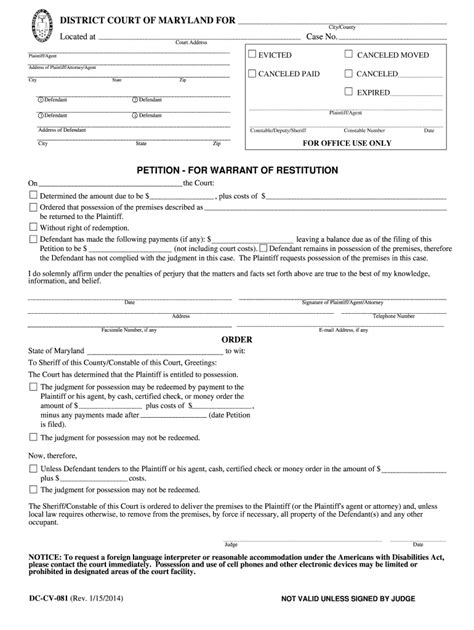 Dc Cv 001 2014 2024 Form Fill Out And Sign Printable Pdf Template Airslate Signnow