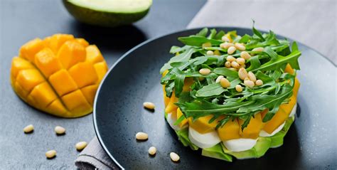 Avocado Mozzarella Salat Mit Mango Emsa