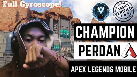 CHAMPION PAKAI FULL GYROSCOPE SENSITIVITY APEX LEGENDS MOBILE