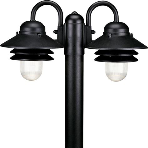 Progress Lighting Newport Collection 2 Light Outdoor Textured Black