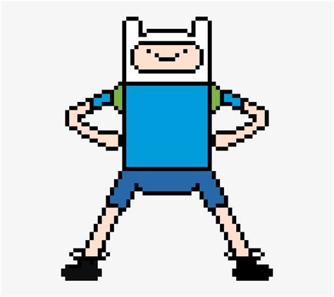 Finn Png Finn The Human Pixel Art Transparent Png X Free The Best