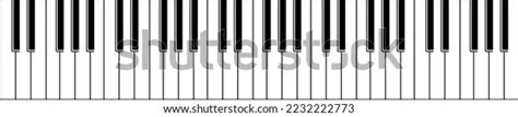 Piano Keys Musical Instrument Keyboard Vector Stock Vector Royalty Free 2232222773 Shutterstock