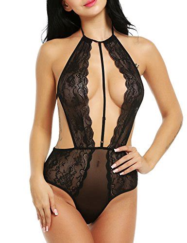 ADOME Women Teddy Lingerie One Piece Babydoll Lace Bodysuit 2019 Babydoll Usa
