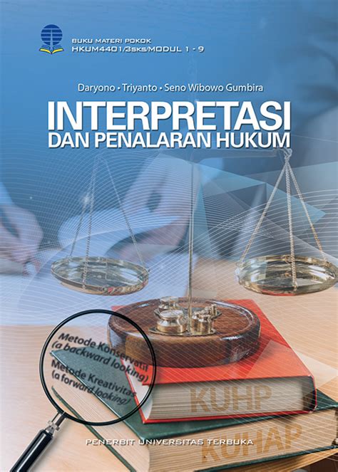 Hkum Interpretasi Dan Penalaran Hukum Perpustakaan Ut