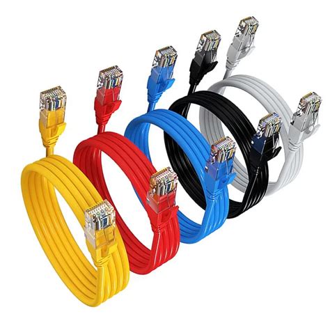 Super Speed Rj45 Lan Ethernet Network Cable Extension Cables Rj45 Male Cat6 1m 2m 3m 5m Cat 6