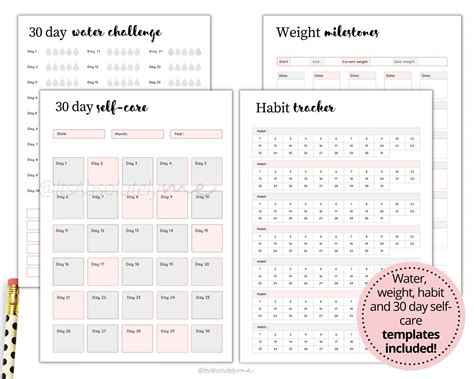 Weight Loss Journal Weight Loss Tracker Calorie Tracker Etsy