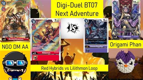 Digimon Tcg Ngo Dm Aa Vs Origami Phan Playtest Round Digimon Card