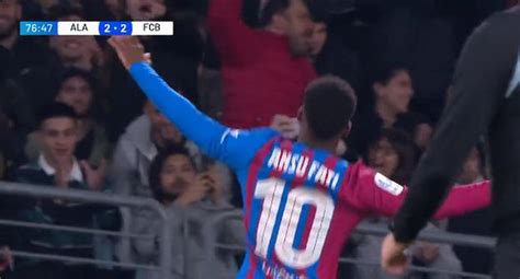 Goles Barcelona hoy Goles Ansu Fati y Adama Traoré para el 3 2 del