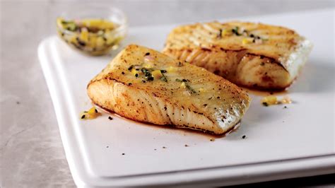 Cooked Halibut Fillet