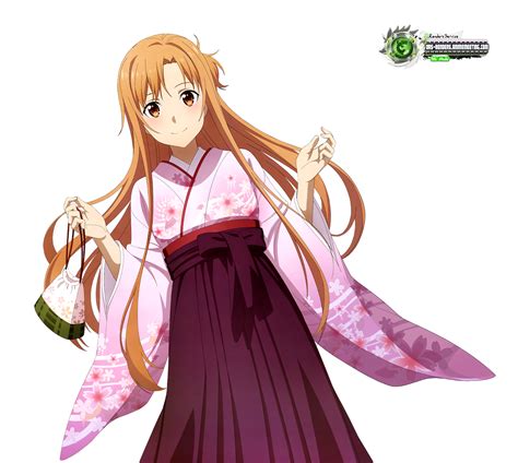 Sword Art Online Asuna Yuuki Hyper Cute Japanese Clothes Hd Render