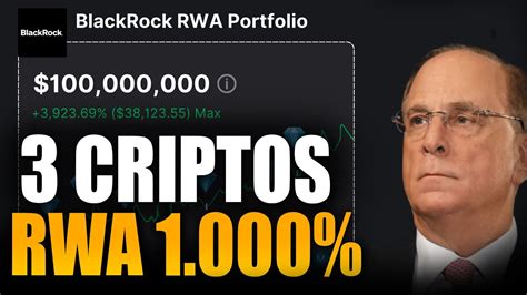 3 CRIPTOMOEDAS DE RWA QUE A BLACKROCK ESTÁ APOSTANDO E PODEM VALORIZAR