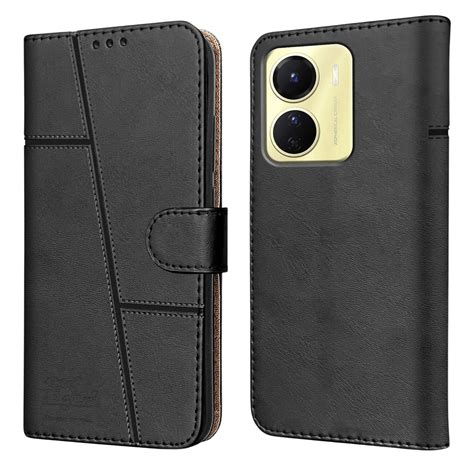 Elevate Your Vivo Y With A New Flip Cover Black Poorvika