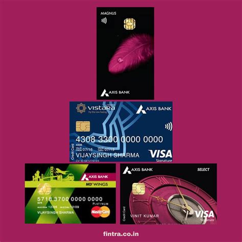 Best Axis Bank Credit Cards In India Features Fintra