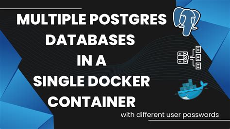 Docker Multiple Postgres Databases