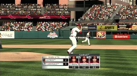 Cgrgameplay Mlb 2k11 Xbox 360 Cardinals Vs Astros Gameplay Part 12