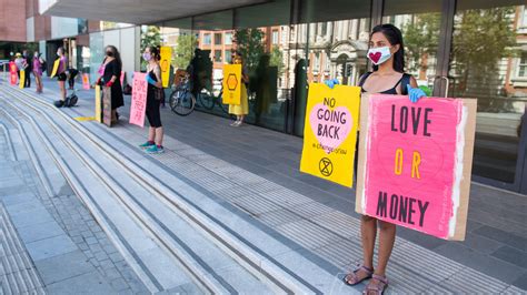 Environment activists arrested during silent protests around London
