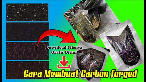 Cara Membuat Carbon Forged Dan File Mentahan Carbon Forged CorelDraw