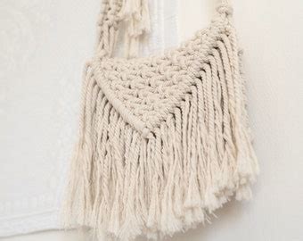 Anse de sac dragonne en macramé fait mains sur mesure Etsy France