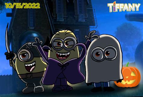 Minions Halloween By Angrybirdstiff On Deviantart