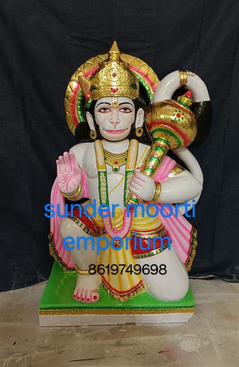 Marble Hanuman Ji Statue Temple At In Jaipur Id