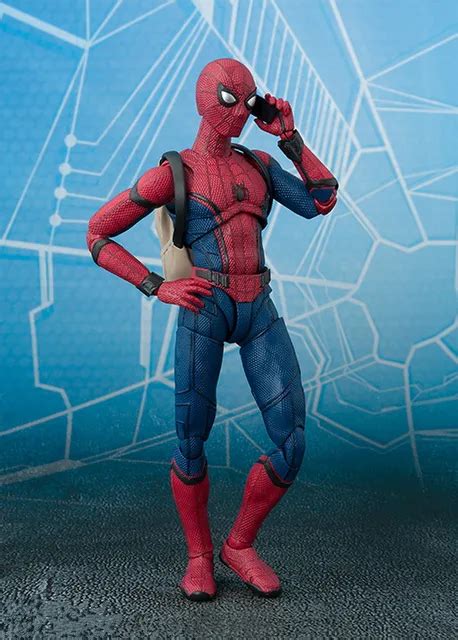 Spiderman Homecoming Action Figure 150mm SHF Anime Spider Man