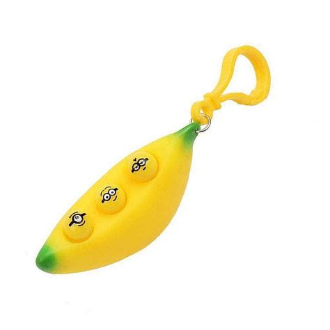 Pop It Fidget ΒΑΝΑΝΑ ΜΙΝΙΟΝ ΜΑΤΑΚΙΑ E M Snifgr