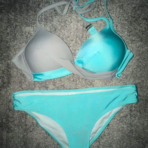 Swim Two Piece Bikini Womens Medium C Cup Bra With Padding And Pushup