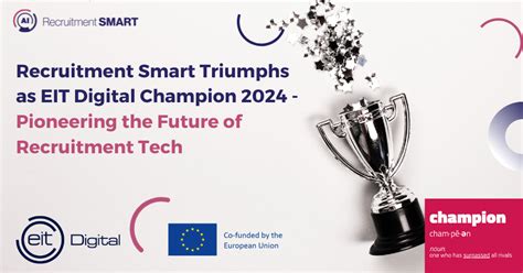 Recruitment Smart Triumphs As EIT Digital Champion 2024