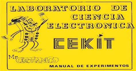 Manual de Experimentos Electrónicos CEKIT PDF Document