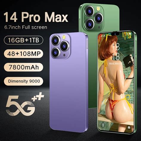 Smartphone L Pro Max G D Bloqu T L Phone Portable Go To G