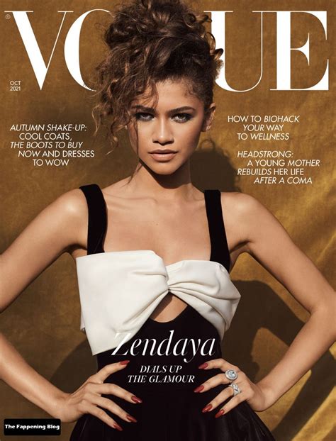 Zendaya Sexy And Topless Vogue Uk 12 Photos Video Thefappening