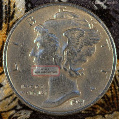 Dime Mercury Winged Liberty Choice Uncirculated Plus Light