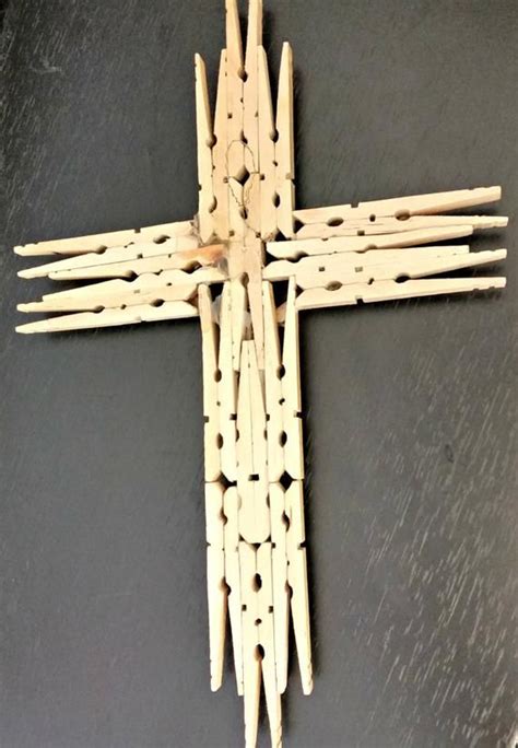 This Item Is Unavailable Etsy Clothespin Cross Wooden Cross Crafts Clothespin Diy Crafts