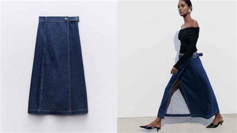 Zara Tiene La Falda Vaquera Midi Que Ser Tendencia Esta Primavera