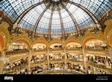 Dome Of The Galeries Lafayette Department Store Paris Île De France