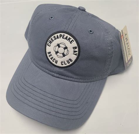 Chesapeake Bay Beach Club Sailing Boating Ball Cap Hat Ouray