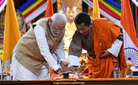 Narendra Modis Visit To Bhutan Highlights 13 Billion Indians Will Partner You Pm Tells