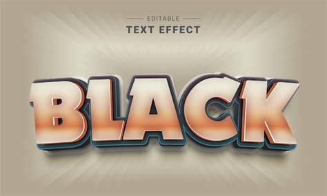 Effet De Texte Modifiable Pour Illustrateur Vecteur Premium