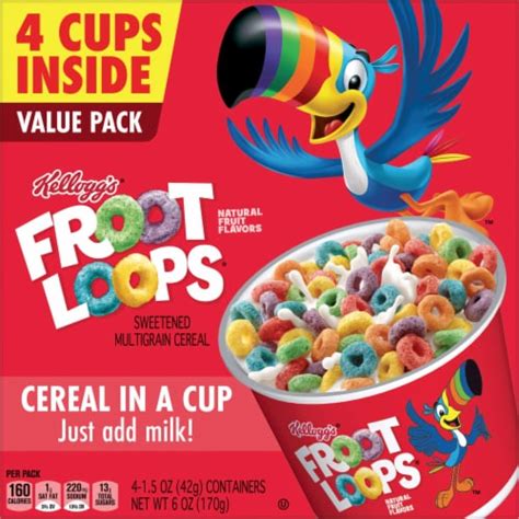 Kellogg S Froot Loops Cereal 6 Oz King Soopers