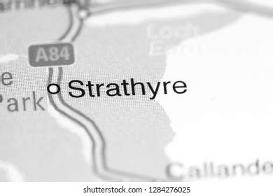 Strathyre United Kingdom On Map Stock Photo 1284276025 | Shutterstock