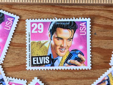 10 Elvis Presley Stamps 29 Cent 1992 Unused Postage Stamps Etsy