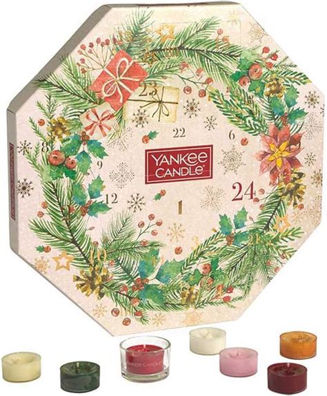 Yankee Candle Advent Calendar Wreath Christmas Scented Candles