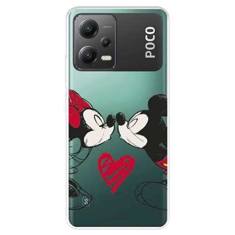 Capa Oficial Disney Mickey E Minnie Kiss Para Xiaomi Poco X G