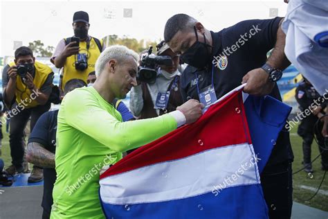 Costa Rican Goalkeeper Keylor Navas Signs Editorial Stock Photo Stock